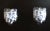 White Murano 10 White Lattimo Glass Sconces - a Pair For Sale - Image 8 of 8