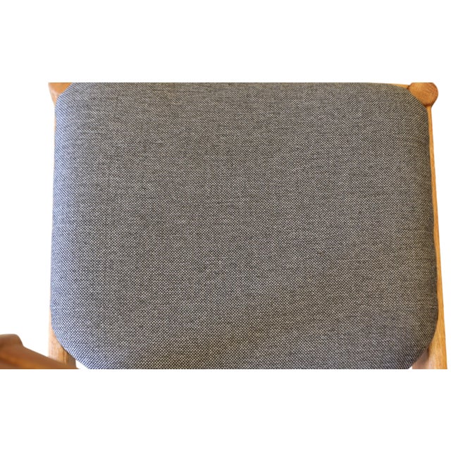 Danish Oak Chair by Johannes Andersen for Vamo Sønderborg, 1960s, Set of 4 For Sale - Image 16 of 17