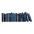 Decorative Books - Vintage Denim Books - Blue Books By The Foot For Sale