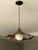 Ruffle Brass Pendant Light, Wavy Kitchen Island Lamp With Alabaster Globe For Sale - Image 15 of 15