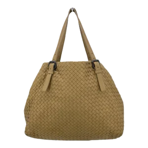Bottega Veneta Tan Intrecciato Woven Nappa Leather Large Cesta Tote