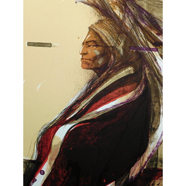 Impressionist Larry Fodor "Dusty Stars St 1" Hand Signed & Numbered Limited Edition Lithograph For Sale - Image 3 of 7