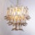1990s Italian Petal Suspension Lamp with Glass Gray and White Glass, 1990s For Sale - Image 5 of 12