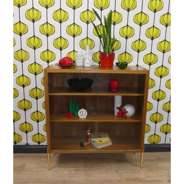 Chest of Drawers in Walnut and Glass, 1960s For Sale - Image 10 of 15
