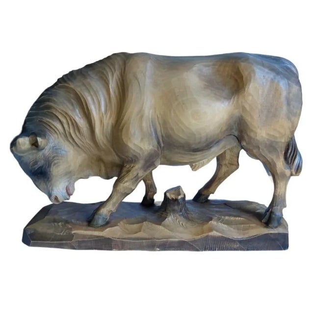 Brienz Bull Figure, 1950s For Sale - Image 10 of 10