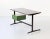 Mid-Century Modern Vintage Italian Black and Green Desk Table, 1960s For Sale - Image 3 of 9