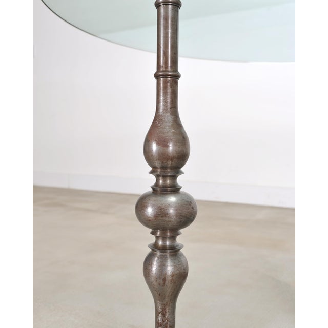 Formations Iron and Glass Baroque-Style Dining Center Table For Sale - Image 15 of 18