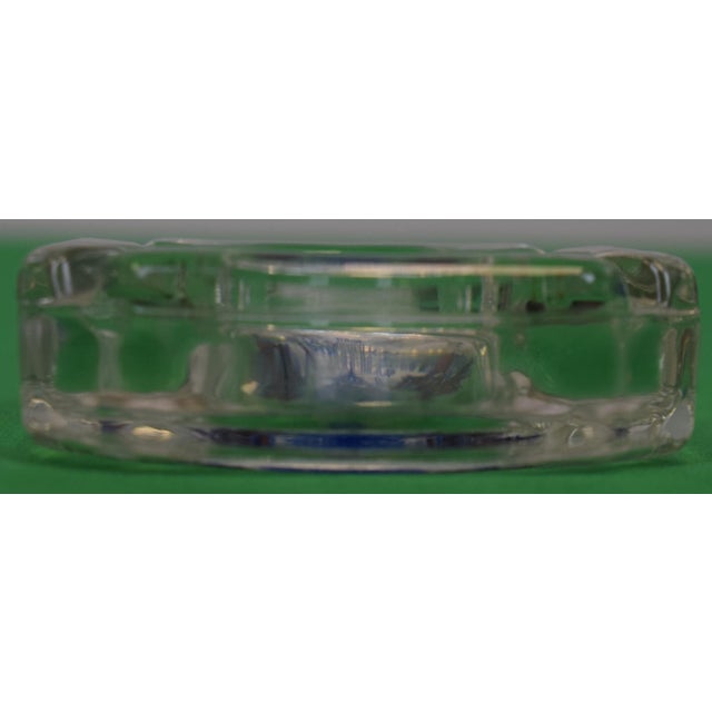 Traditional Mid 20th Century The Blue Spruce Inn Polo Bar Roslyn Long Island Glass Ashtray by Paul Brown For Sale - Image 3 of 5