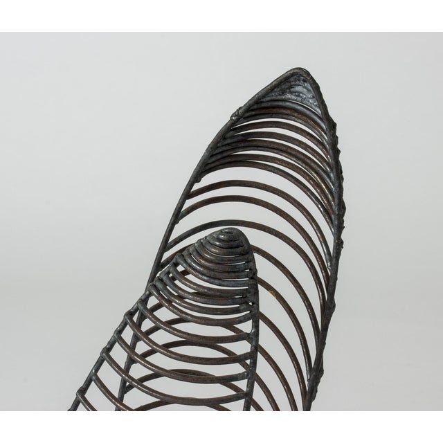 Fred Leyman, Sculpture, Iron on Wood Base For Sale - Image 4 of 6