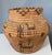 Wood Museum Quality 17” Created in the Style of Native American Polychrome Olla Basket - Dual Register For Sale - Image 7 of 14