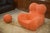 Set of Mamma Lounge Chair with Ottoman by Gaetano Pesce, 1990s For Sale - Image 10 of 10