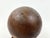 An original, antique bowling ball made of lignum vitae wood. Unlike traditional balls were never drilled for finger holes,...