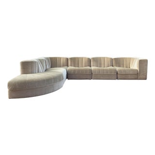 Vintage Model 9000 Modular Sofa by Tito Agnoli for Arflex, 1969, Set of 6 For Sale
