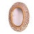 Wood Vintage Oval Mirror in Wicker, Bamboo & Rattan, 1950s For Sale - Image 7 of 7