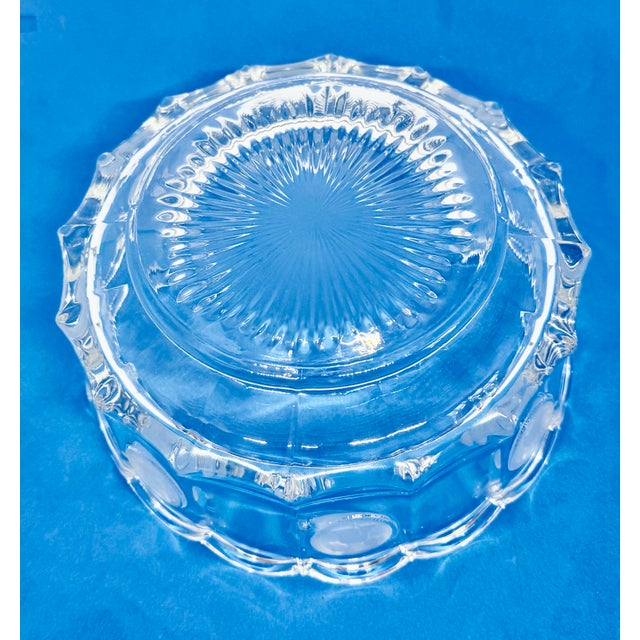 Glass 1960’s Fostoria Clear Coin Glass Bowl With Liberty Bell 1886 Design For Sale - Image 7 of 12