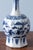 Blue 18th Century Dutch Delft Garlic Neck Chinoiserie Vase Table Lamp For Sale - Image 8 of 13