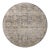Jean Stoffer x Loloi Katherine Charcoal / Gold 5'-3" x 5'-3" Round Accent Rug For Sale