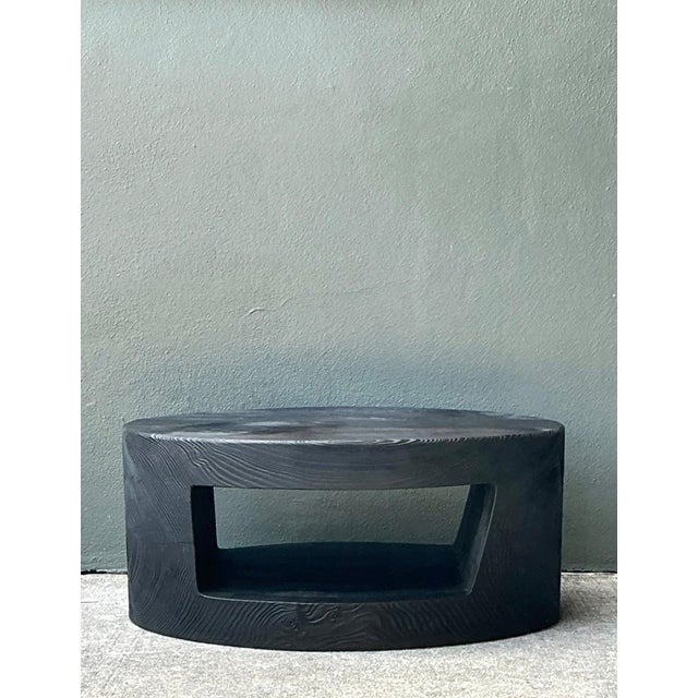 Christian Liaigre Vintage Christian Liagre Cerused Coffee Table For Sale - Image 4 of 10