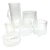 Vintage Iittala "Ultima Thule" Cocktail Set Designed by Tapio Wirkkala, 6 Pieces For Sale