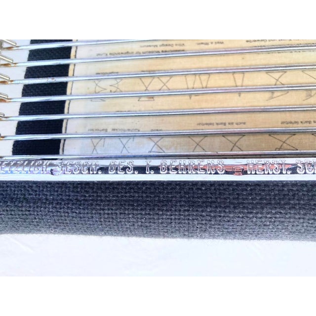 Kreuzschwinger Bar Stools by Till Behrens for Schlubach, 1980s, Set of 2 For Sale - Image 10 of 12