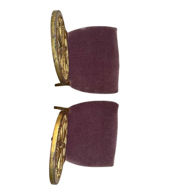 Vintage Regency Web Back Side Chairs - a Pair For Sale - Image 10 of 12