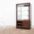 Early 20th Century Wooden, Glass and Brass Shop Display Case, France For Sale - Image 4 of 13