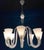Gold Art Deco Murano Glass Chandelier attributed to Venini, 1940s For Sale - Image 8 of 18