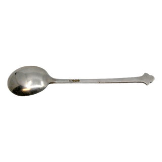 Silver Ice Cream Scoop with Fleur De Lys on the Handle For Sale