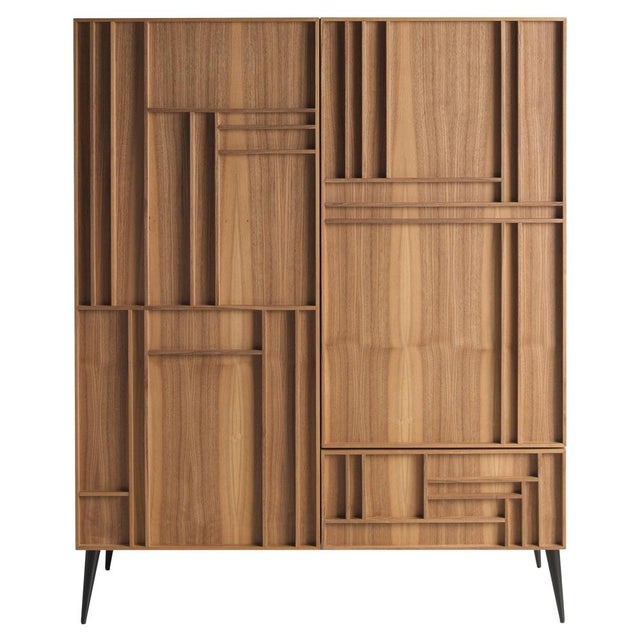 Not Yet Made - Made To Order Phoenix Walnut Cabinet by Lola Glamour For Sale - Image 5 of 5