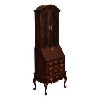Jasper Cabinet Queen Anne Style Cherry Secretary Desk For Sale