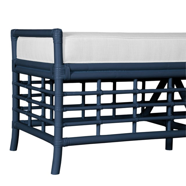David Francis Luna Bench - Navy For Sale - Image 4 of 7
