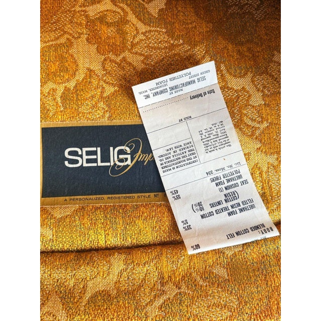 Pair of Selig Mid Century Modern Swivel Lounge Chairs, 1960s For Sale - Image 9 of 15