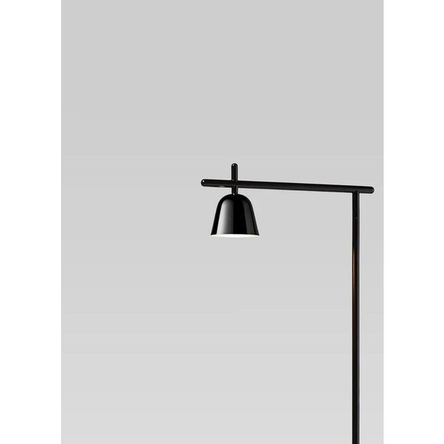 Lighto P Floor Black Matte and Chrome Cup Lamp by Jaime Hayon for Parachilna For Sale - Image 9 of 13