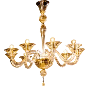 Fegalliano Fegsov09 Chandelier by Mazzega 1946