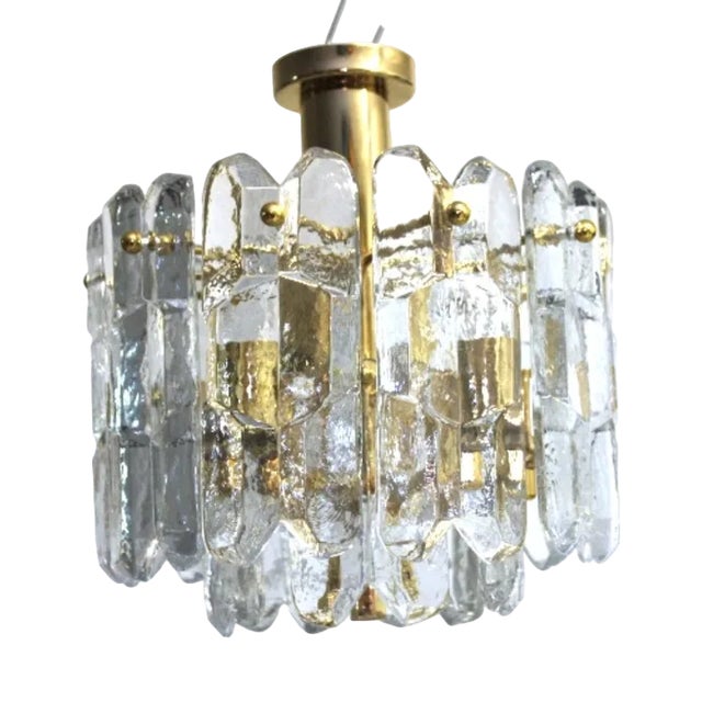 Palazzo Glass Pendant Lamp from Kalmar, 1960s For Sale