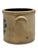 Blue Excellent Antique 1870s American Blue Double Flower Decorated 3 Gallon Stoneware Crock by J Fisher in Lyons New York For Sale - Image 8 of 16