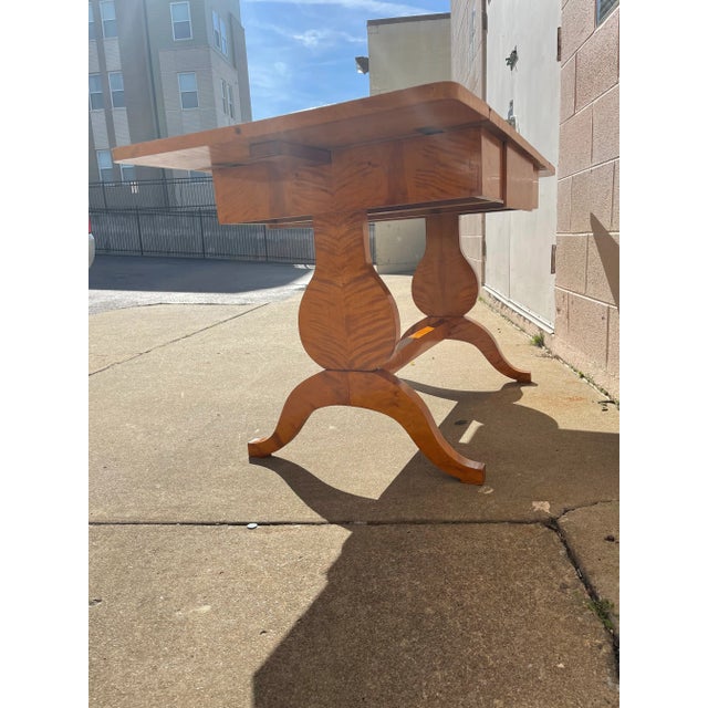 Early 20th Century Early 20th Century Antique Austrian Biedermeier Drop Leaf Table For Sale - Image 5 of 12