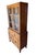 This Art Deco era china cabinet is a modest size and easy to incorporate into most rooms. The wooden grillwork on the...