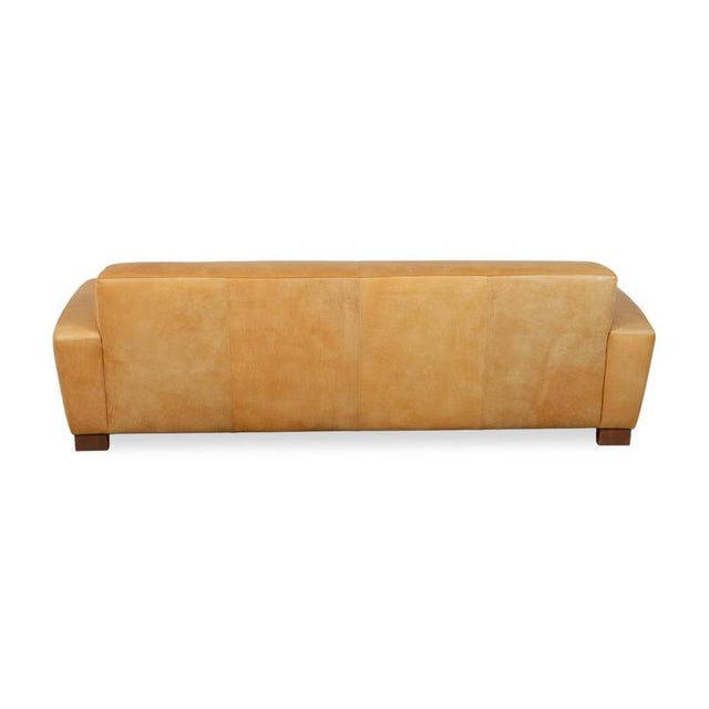 Cognac Leather 3-Seater Sofa from Machalke For Sale - Image 11 of 13