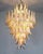 Mid-Century Modern Statement Murano Chandelier – 85 Caramel Lattimo Glass Petals, 7-Tier Italian Statement Light For Sale - Image 3 of 7