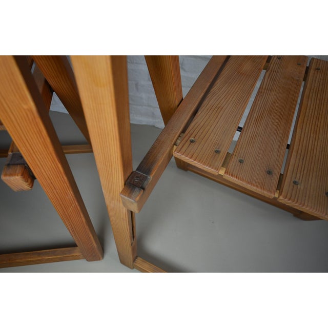 Folding Chair by Aldo Jacober, Alberto Bazzani For Sale - Image 10 of 12