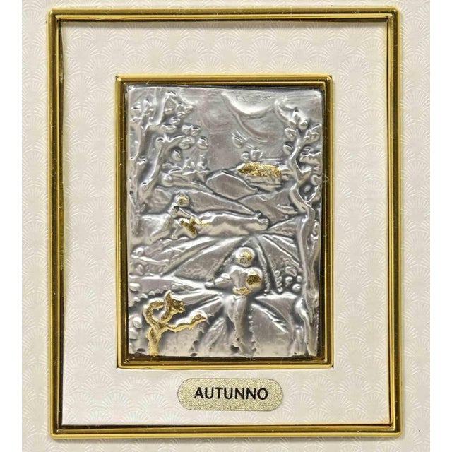 Autumn is an original modern artwork realized in the 1970s. Realized by Euroesse (label on the back) The artwork is...