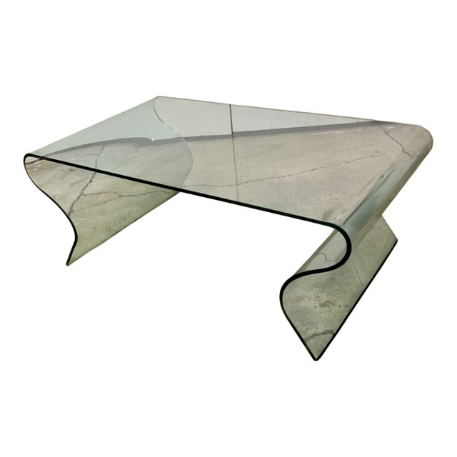 1970s Fiam Italia Fiam Italia Charlotte Glass Table For Sale
