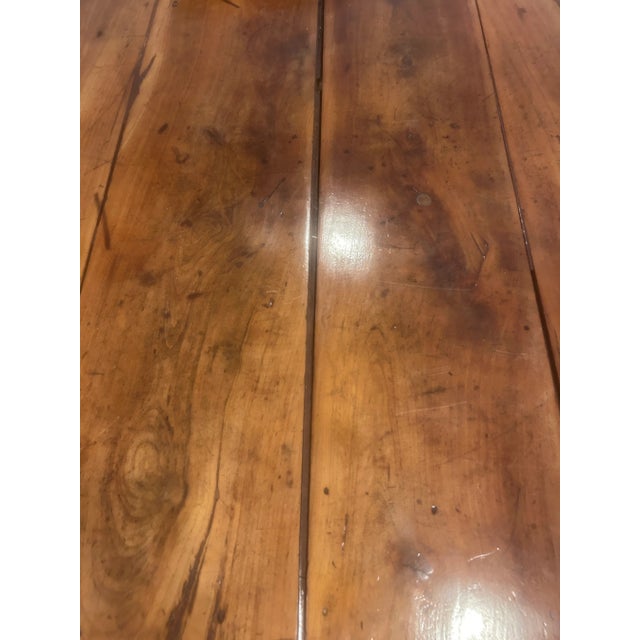 Antique French Provincial Fruitwood Farmhouse Table For Sale - Image 12 of 12