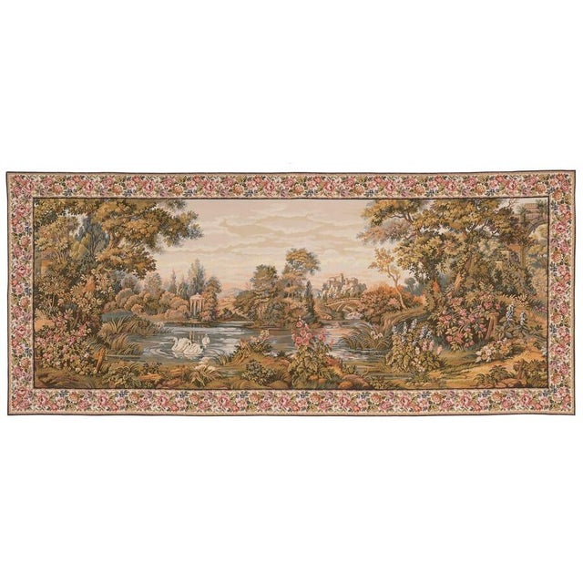 This beautiful tapestry is woven on a jacquard loom by skilled weavers, keeping alive the centuries old tradition of...