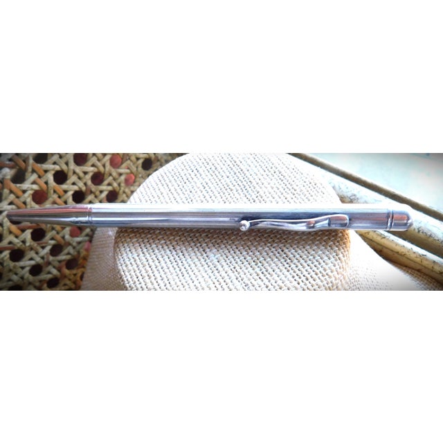 Sterling Silver Antique Retractable Propelling Pencil For Sale - Image 12 of 13