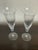 Ralph Lauren Mid 20th Century Ralph Lauren Crystal Champagne Flutes, Smoke Gray Stemware - Pair For Sale - Image 4 of 5