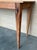 Late 20th Century Geometric Marquetry Console Sofa Table with Tapered Legs For Sale - Image 14 of 18