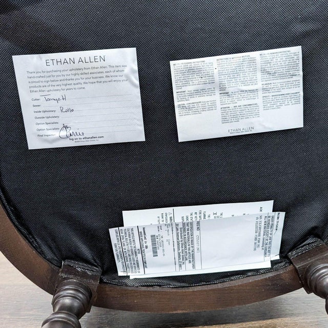 Ethan Allen Chrystiane Dining Side Chair For Sale - Image 12 of 12