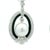 Vintage 18k White Gold South Sea Pearl, Onyx and 5 Carat Diamond Earrings, Pair For Sale - Image 9 of 10